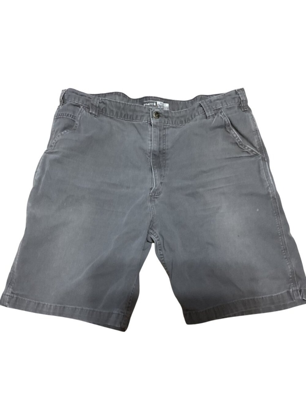 Carhartt Relaxed Fit Rugged Flex Shorts Sz 40 Gray Phone Pocket Streetwear Mens